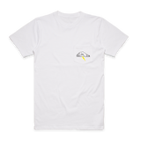 Sing The Greys Lightning Bolt Pocket T-shirt White