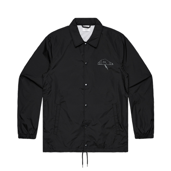 Sing The Greys Lightning Bolt Coach Jacket Black | Frightened Rabbit  Official Store